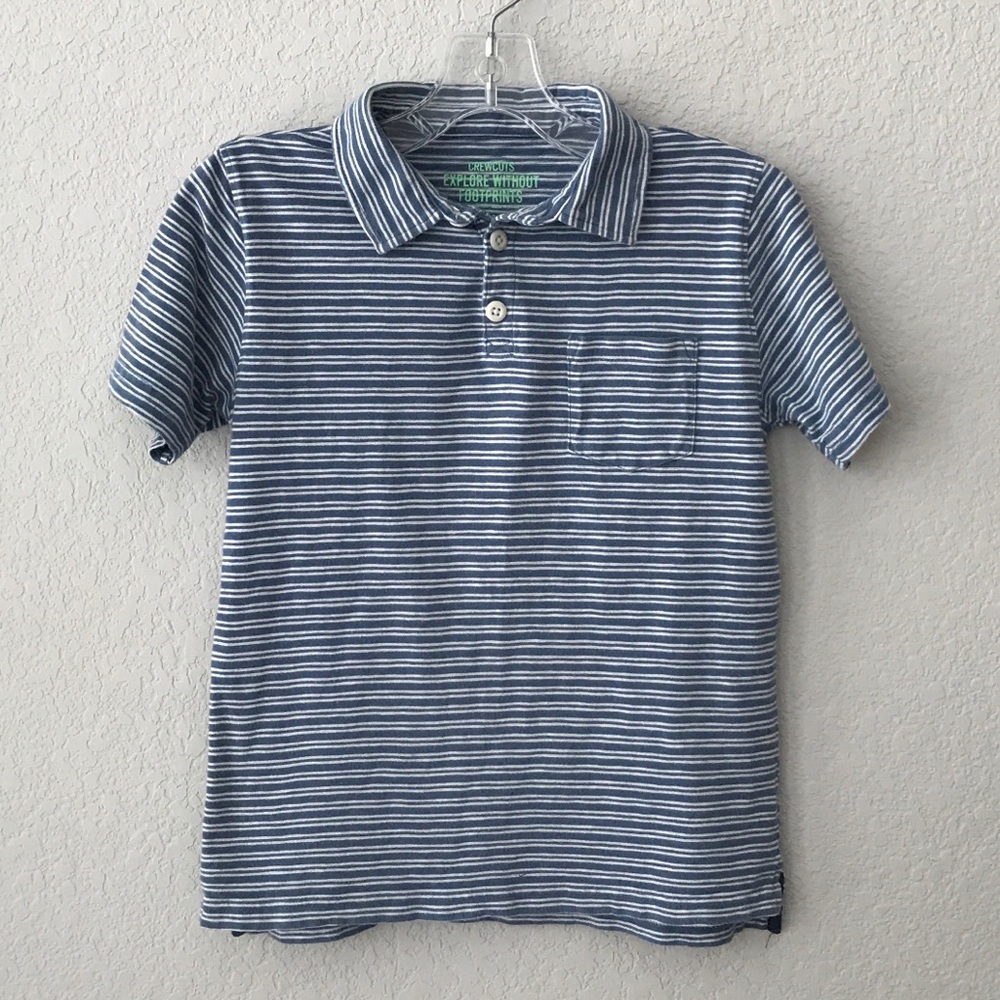 Crewcuts Boys Stripe Polo Tee Shirt Size 10